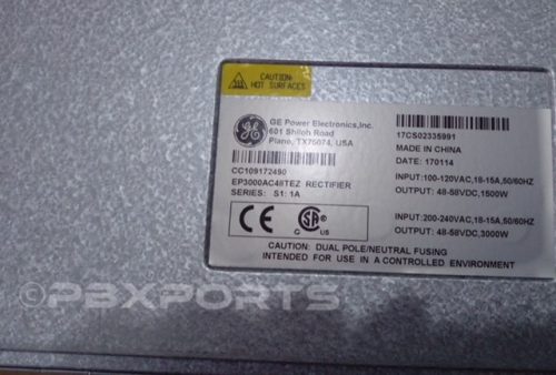 EP3000AC48TEZ rectifier S30122-X8009-X22